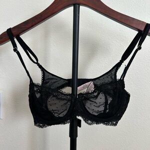 Victorias Secret Black Lace Bra